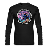 Character #91 Men's Long Sleeve T-Shirt by Next Level - black