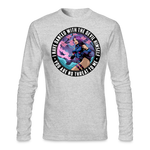 Character #91 Men's Long Sleeve T-Shirt by Next Level - heather gray