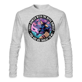 Character #91 Men's Long Sleeve T-Shirt by Next Level - heather gray