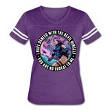 Character #91 Women’s Vintage Sport T-Shirt - vintage purple/white
