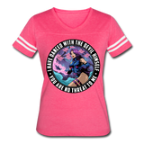 Character #91 Women’s Vintage Sport T-Shirt - vintage pink/white