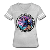Character #91 Women’s Vintage Sport T-Shirt - heather gray/white