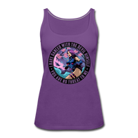 Character #91 Women’s Premium Tank Top - purple