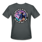 Character #91 Men’s Moisture Wicking Performance T-Shirt - charcoal