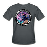 Character #91 Men’s Moisture Wicking Performance T-Shirt - charcoal