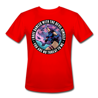 Character #91 Men’s Moisture Wicking Performance T-Shirt - red
