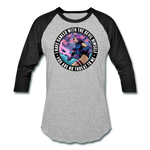 Character #91 Baseball T-Shirt - heather gray/black