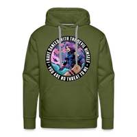 Character #91 Men’s Premium Hoodie - olive green