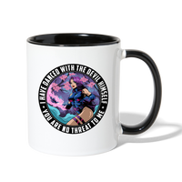 Character #91 Contrast Coffee Mug - white/black
