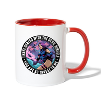 Character #91 Contrast Coffee Mug - white/red