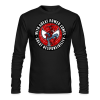 Character #92 Men's Long Sleeve T-Shirt by Next Level - black