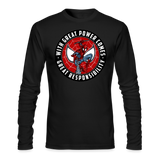 Character #92 Men's Long Sleeve T-Shirt by Next Level - black