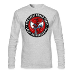 Character #92 Men's Long Sleeve T-Shirt by Next Level - heather gray