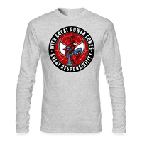 Character #92 Men's Long Sleeve T-Shirt by Next Level - heather gray