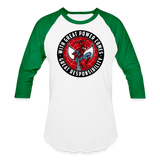 Character #92 Baseball T-Shirt - white/kelly green
