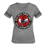 Character #92 Women’s Vintage Sport T-Shirt - heather gray/charcoal