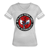 Character #92 Women’s Vintage Sport T-Shirt - heather gray/white