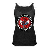 Character #92 Women’s Premium Tank Top - charcoal grey