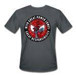 Character #92 Men’s Moisture Wicking Performance T-Shirt - charcoal
