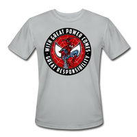 Character #92 Men’s Moisture Wicking Performance T-Shirt - silver
