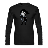 Character #93 Men's Long Sleeve T-Shirt by Next Level - black