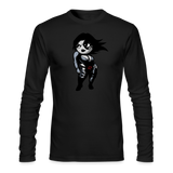 Character #93 Men's Long Sleeve T-Shirt by Next Level - black