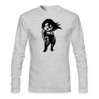 Character #93 Men's Long Sleeve T-Shirt by Next Level - heather gray
