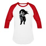 Character #93 Baseball T-Shirt - white/red