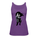 Character #93 Women’s Premium Tank Top - purple