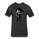 Character #93 Fitted Cotton/Poly T-Shirt by Next Level - heather black