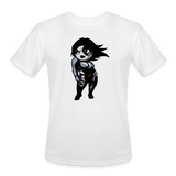 Character #93 Men’s Moisture Wicking Performance T-Shirt - white