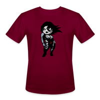 Character #93 Men’s Moisture Wicking Performance T-Shirt - burgundy