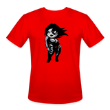 Character #93 Men’s Moisture Wicking Performance T-Shirt - red