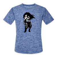 Character #93 Men’s Moisture Wicking Performance T-Shirt - heather blue