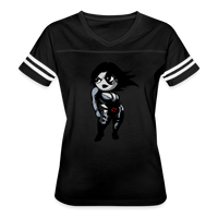 Character #93 Women’s Vintage Sport T-Shirt - black/white