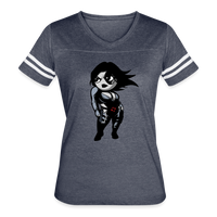 Character #93 Women’s Vintage Sport T-Shirt - vintage navy/white