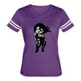 Character #93 Women’s Vintage Sport T-Shirt - vintage purple/white