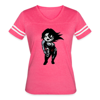 Character #93 Women’s Vintage Sport T-Shirt - vintage pink/white