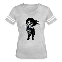 Character #93 Women’s Vintage Sport T-Shirt - heather gray/white