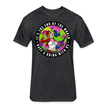 Character #94 Fitted Cotton/Poly T-Shirt by Next Level - heather black