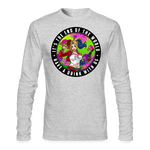 Character #94 Men's Long Sleeve T-Shirt by Next Level - heather gray