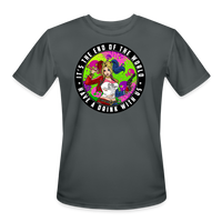 Character #94 Men’s Moisture Wicking Performance T-Shirt - charcoal