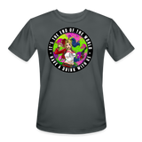 Character #94 Men’s Moisture Wicking Performance T-Shirt - charcoal