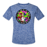 Character #94 Men’s Moisture Wicking Performance T-Shirt - heather blue