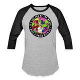 Character #94 Baseball T-Shirt - heather gray/black