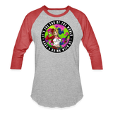 Character #94 Baseball T-Shirt - heather gray/red