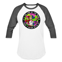 Character #94 Baseball T-Shirt - white/charcoal
