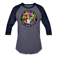Character #94 Baseball T-Shirt - heather blue/navy