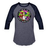 Character #94 Baseball T-Shirt - heather blue/navy