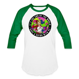 Character #94 Baseball T-Shirt - white/kelly green